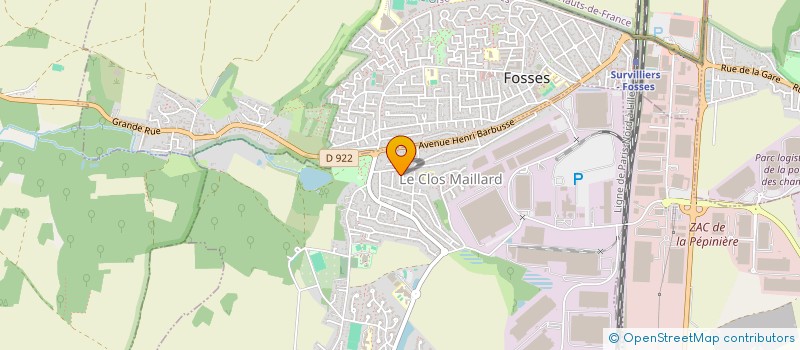 localisation de l'entreprise ALVINAH  MARLY-LA-VILLE