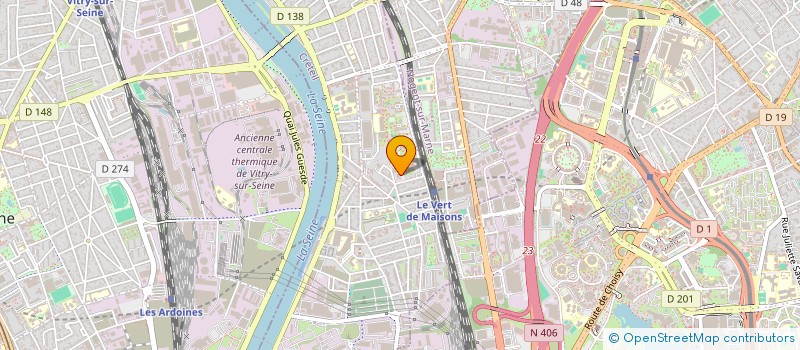 localisation de l'entreprise ALVINO à ALFORTVILLE