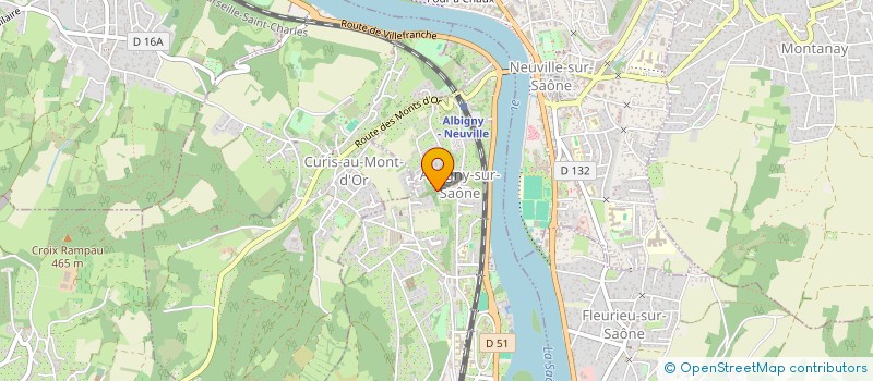 localisation de l'entreprise ALVIP CONCEPT  ALBIGNY-SUR-SAONE