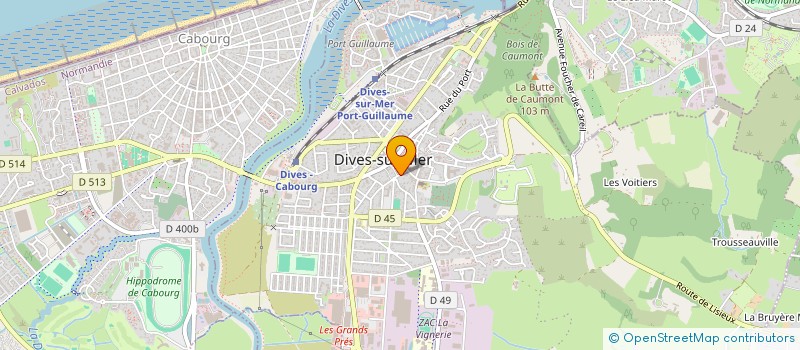 localisation de l'entreprise ALVISIO à DIVES-SUR-MER