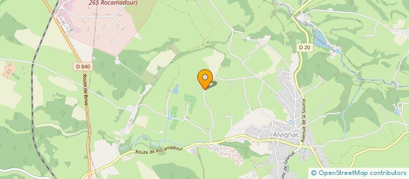 localisation de l'entreprise ALVITRAIL  ALVIGNAC