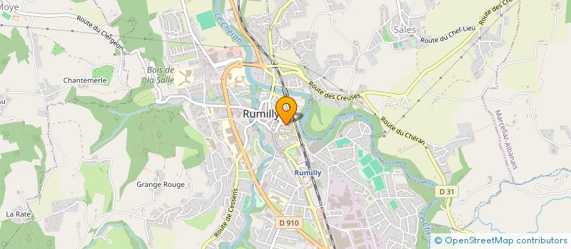 localisation de l'entreprise ALVIX à RUMILLY