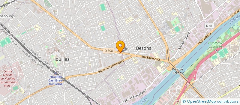 localisation de l'entreprise ALVNET à HOUILLES