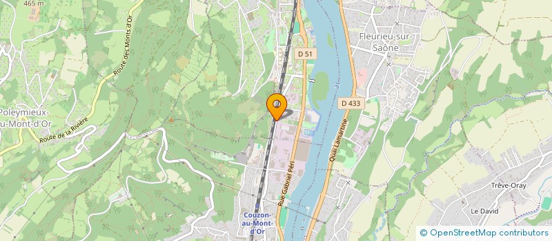 localisation de l'entreprise ALVOE  ALBIGNY-SUR-SAONE