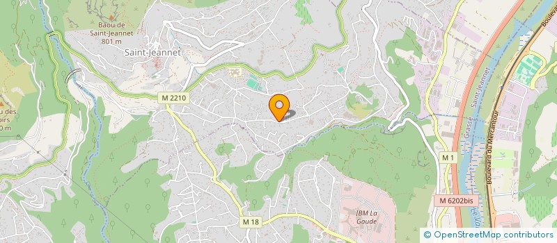 localisation de l'entreprise ALVS  SAINT-JEANNET