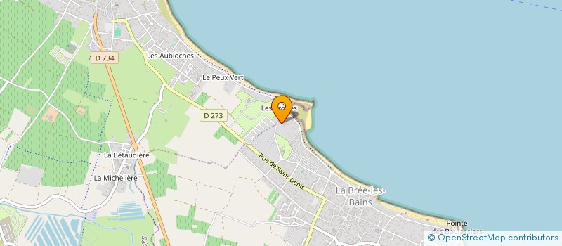 localisation de l'entreprise ALVS AMENAGEMENTS  LA BREE-LES-BAINS