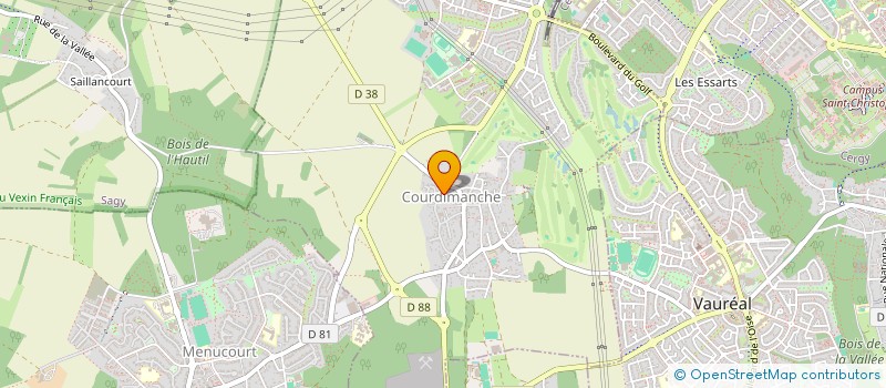 localisation de l'entreprise ALVS HOLDING  COURDIMANCHE