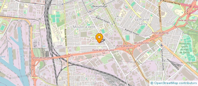 localisation de l'entreprise ALVY INVEST  VENISSIEUX