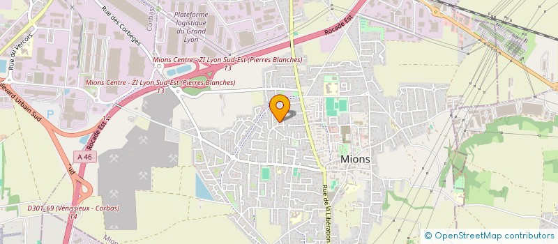 localisation de l'entreprise ALVY PIERRE  MIONS