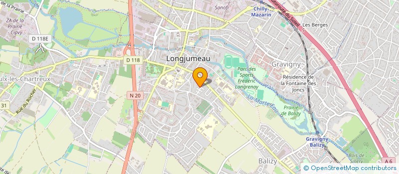 localisation de l'entreprise ALW à LONGJUMEAU