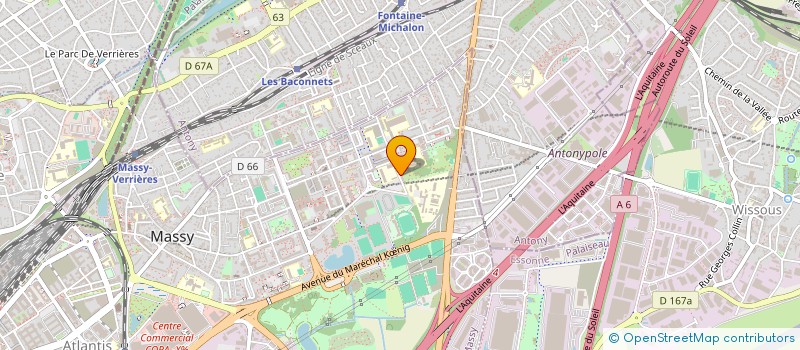 localisation de l'entreprise ALWAN 2000 à MASSY