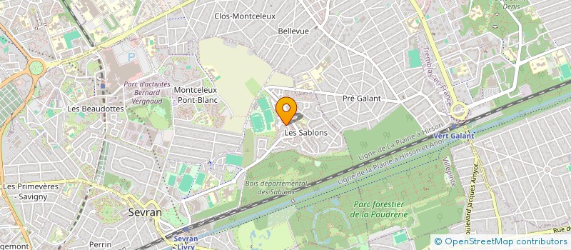 localisation de l'entreprise ALWAN TP  SEVRAN