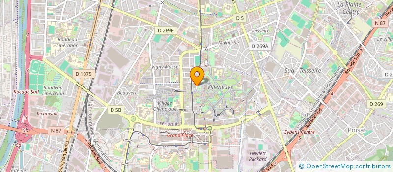 localisation de l'entreprise ALWANE MUSIC à GRENOBLE