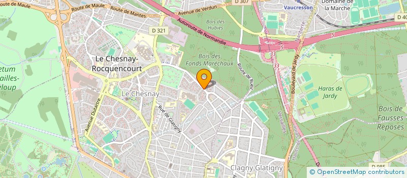 localisation de l'entreprise ALWAYS IN PLAY  LE CHESNAY-ROCQUENCOURT