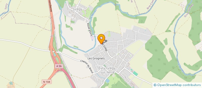 localisation de l'entreprise ALWAYS PRESTIGE CAR  EVRY-GREGY-SUR-YERRE