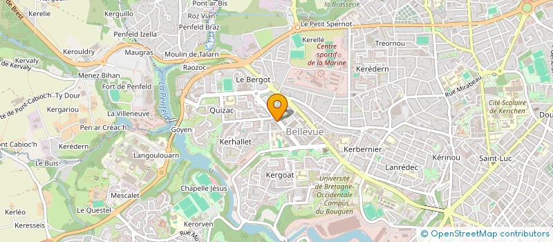 localisation de l'entreprise ALWEZIA à BREST