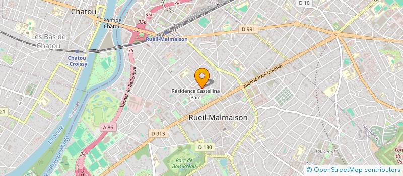 localisation de l'entreprise ALX ESTATE  RUEIL-MALMAISON