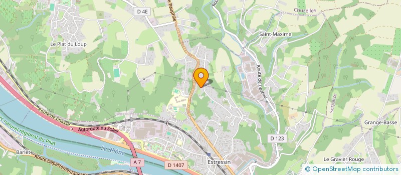 localisation de l'entreprise ALX GROUP  VIENNE