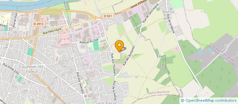 localisation de l'entreprise ALX INGENIERIE  SAINT-PIERRE-LES-ELBEUF