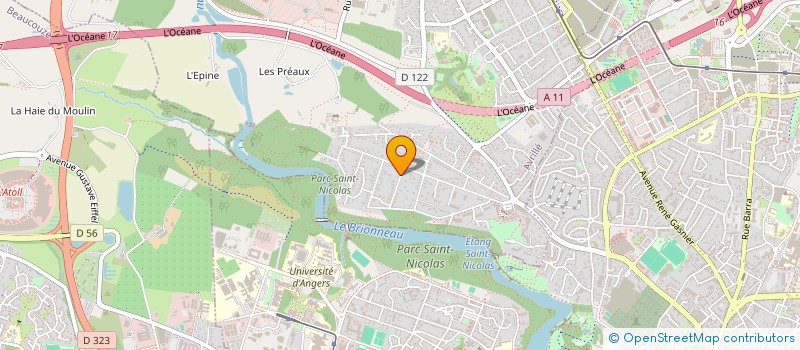 localisation de l'entreprise ALX INVEST à AVRILLE