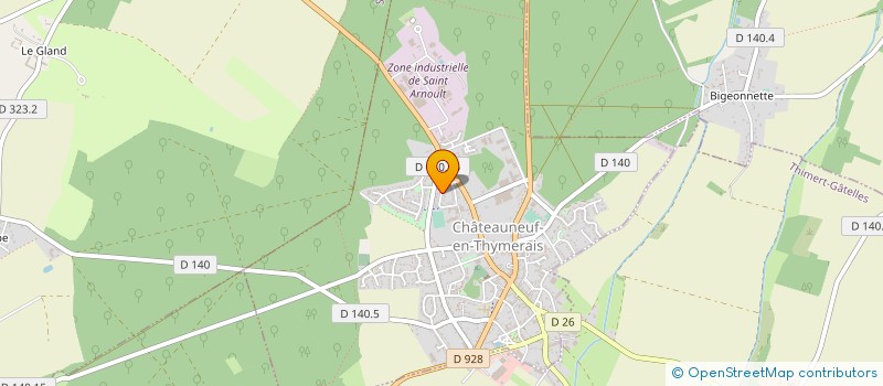 localisation de l'entreprise ALX PRO à CHATEAUNEUF-EN-THYMERAIS
