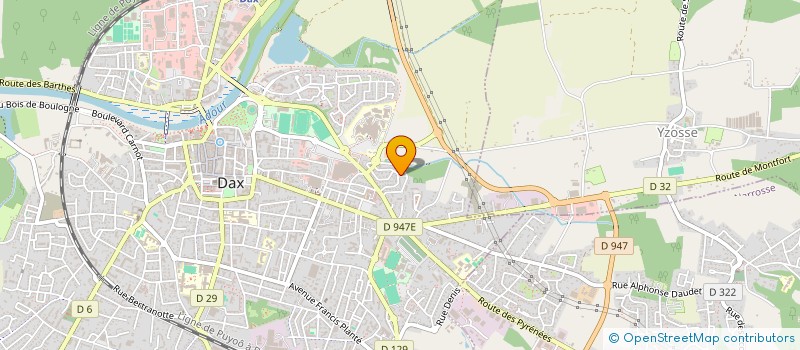 localisation de l'entreprise ALX SYSTEM  DAX