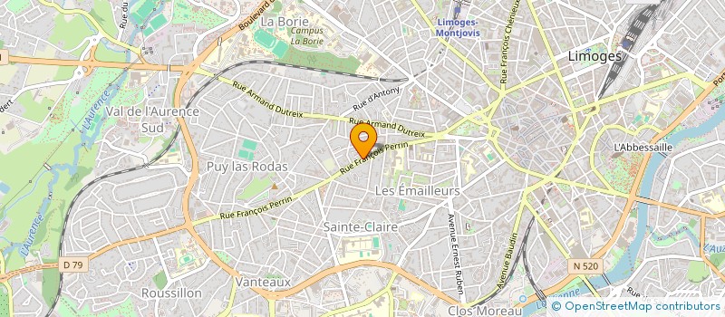 localisation de l'entreprise ALX VENTURES à LIMOGES