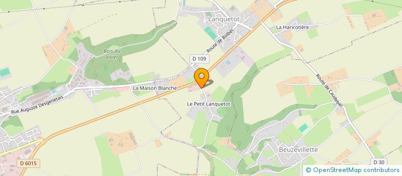 localisation de l'entreprise ALX2M  LANQUETOT