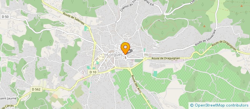 localisation de l'entreprise ALY  LORGUES