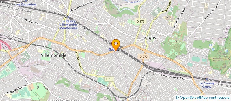 localisation de l'entreprise ALY à GAGNY