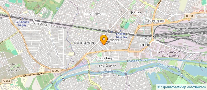 localisation de l'entreprise ALY DESIGN  LES PAVILLONS-SOUS-BOIS