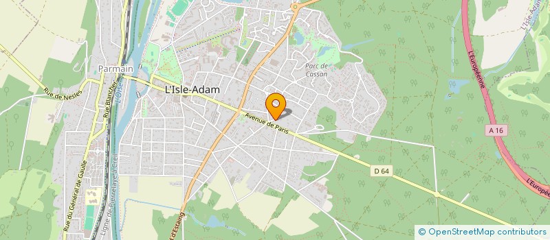 localisation de l'entreprise ALY & LOU  L'ISLE-ADAM