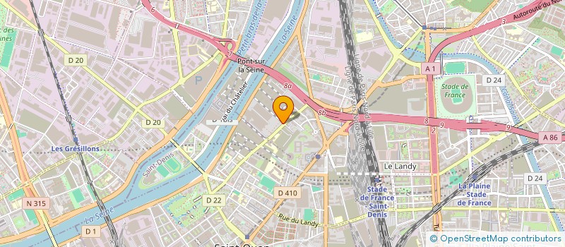 localisation de l'entreprise ALY PRODUCTIONS  SAINT-DENIS