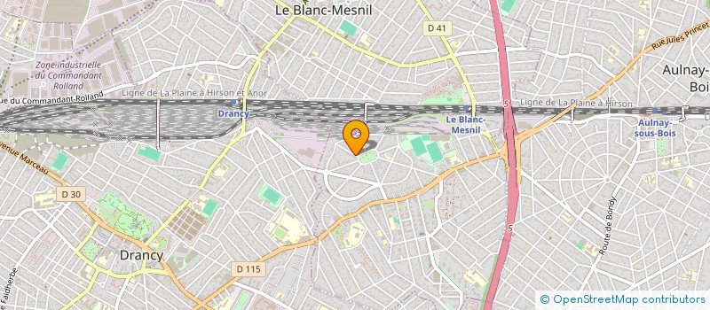 localisation de l'entreprise ALYA à LE BLANC-MESNIL