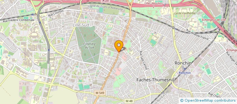 localisation de l'entreprise ALYA à LILLE