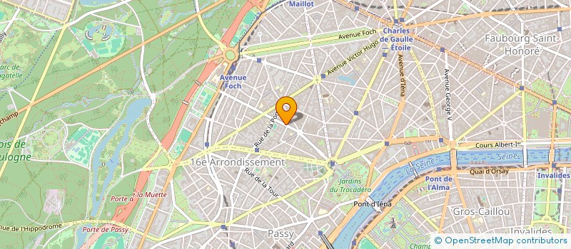 localisation de l'entreprise ALYA  PARIS