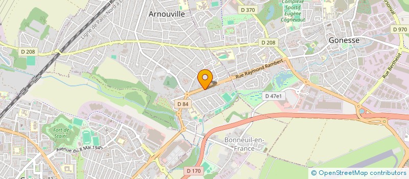 localisation de l'entreprise ALYA à ARNOUVILLE