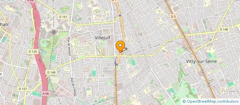 localisation de l'entreprise ALYA AUTO à VILLEJUIF