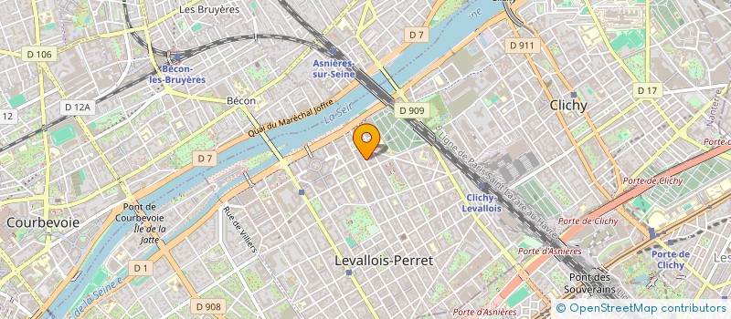 localisation de l'entreprise ALYA CONSULTING à LEVALLOIS-PERRET