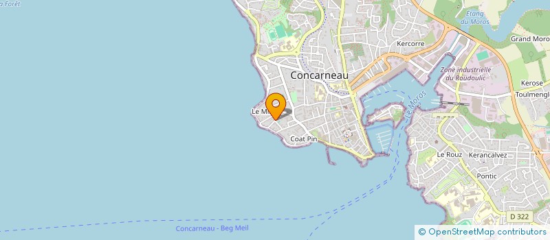 localisation de l'entreprise ALYA HOLDING FRANCE à CONCARNEAU