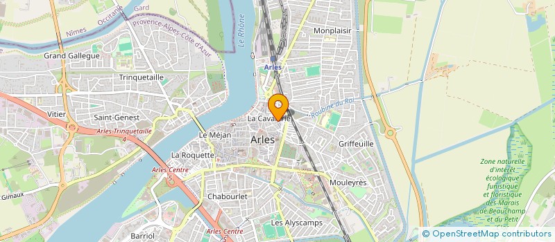 localisation de l'entreprise ALYA INVESTMENT à ARLES