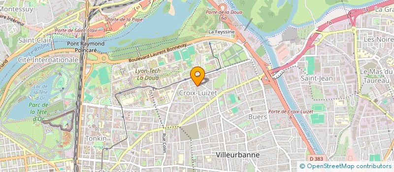 localisation de l'entreprise ALYA MENUISERIE  VILLEURBANNE