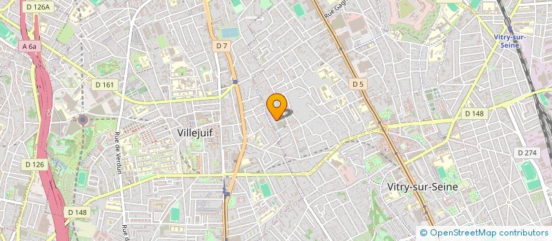 localisation de l'entreprise ALYA SPARK PUBLISHING à VITRY-SUR-SEINE