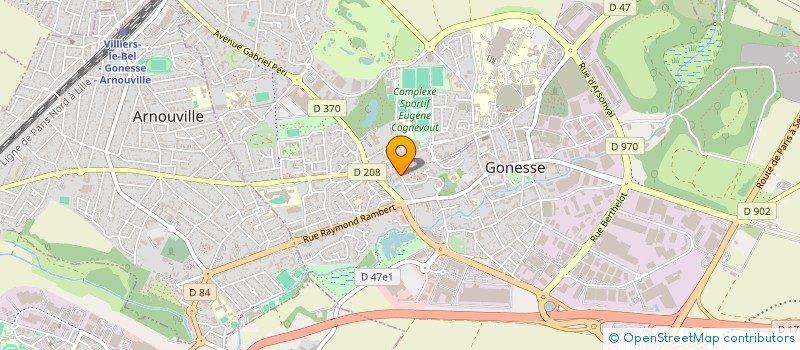 localisation de l'entreprise ALYA VTC à GONESSE