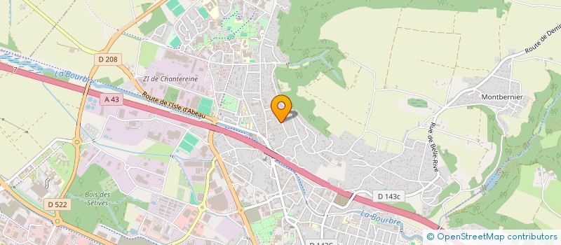 localisation de l'entreprise ALYACE AUTO DISTRIBUTION  BOURGOIN-JALLIEU