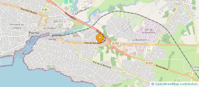 localisation de l'entreprise ALYADI  PORNIC