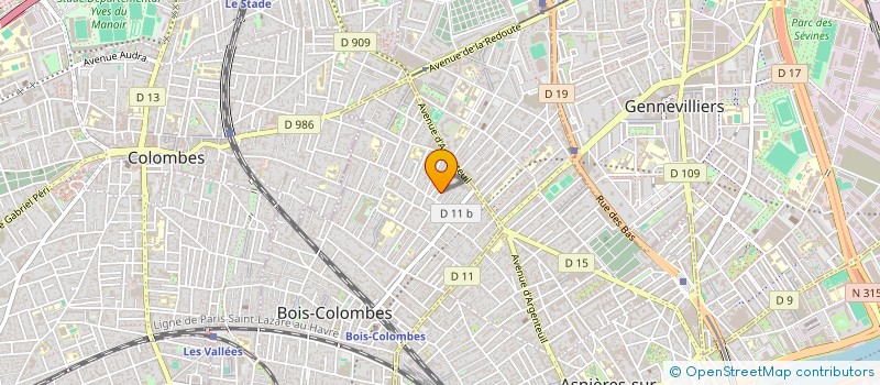 localisation de l'entreprise ALYAGE à BOIS-COLOMBES