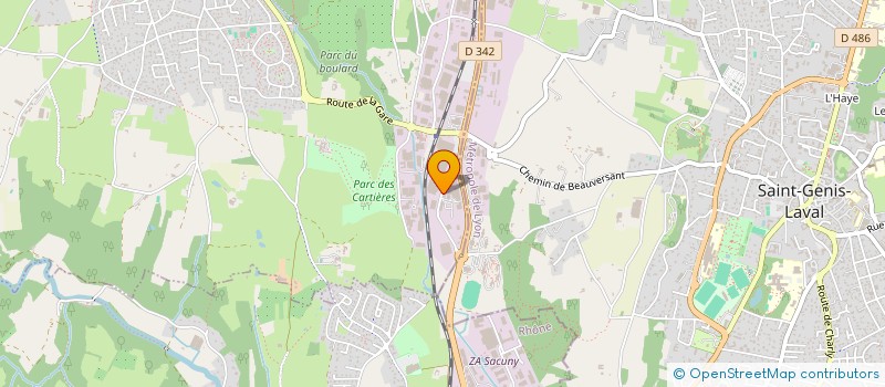 localisation de l'entreprise ALYAH PILATES  CHAPONOST