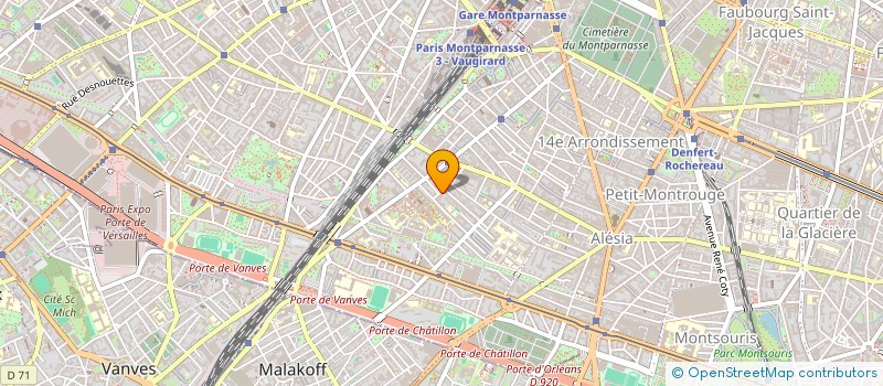 localisation de l'entreprise ALYAM  PARIS