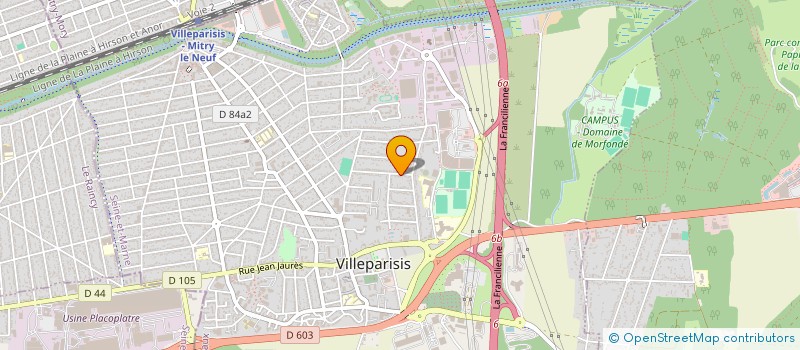 localisation de l'entreprise ALYAM  VILLEPARISIS